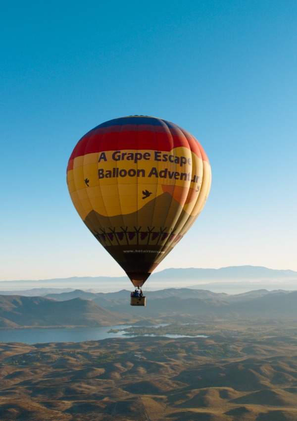 Shared Temecula Hot Air Balloon Ride | Grape Escape Balloon Adventures